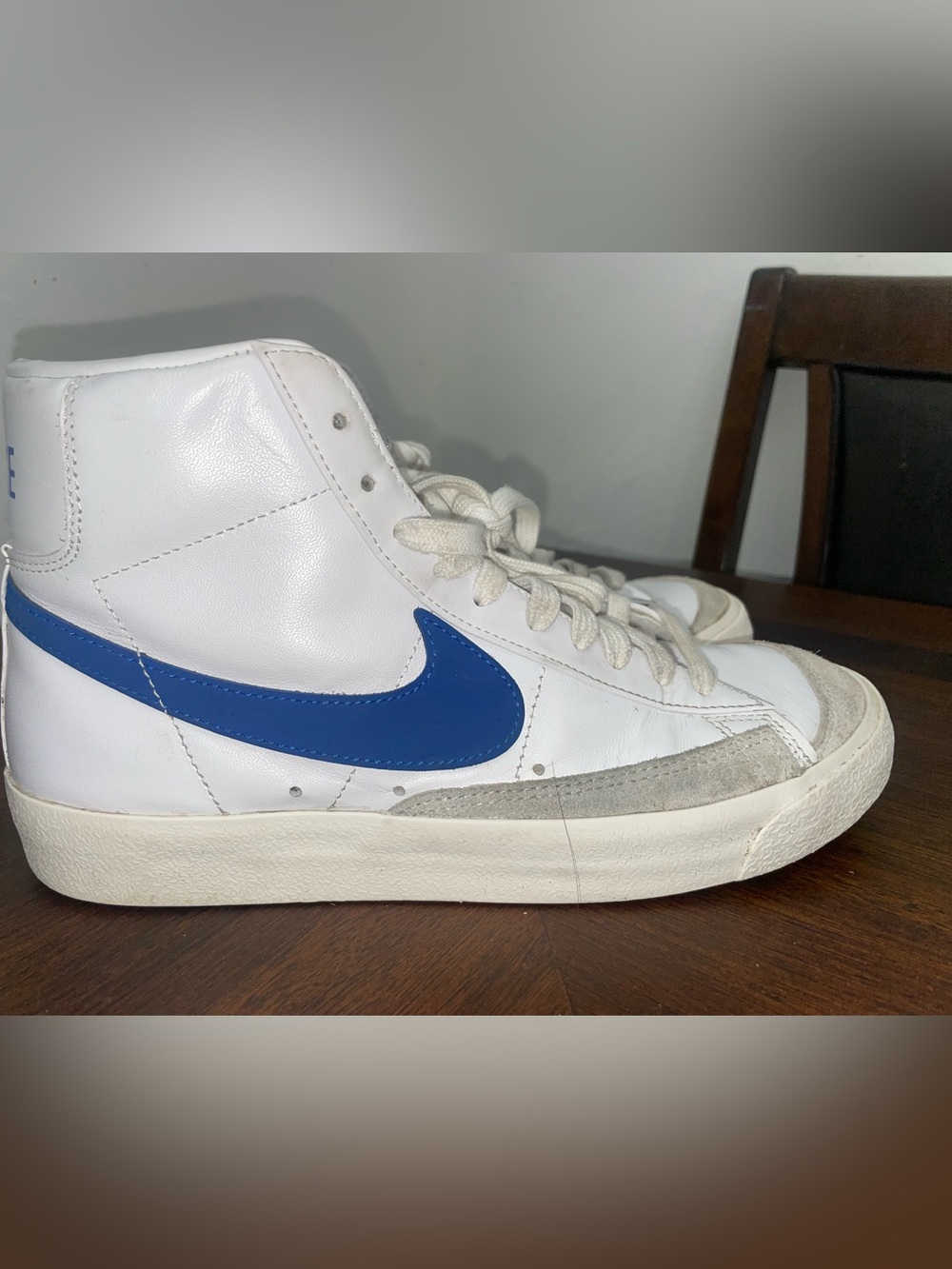 Nike Blazer Mid ’77 Vintage Racer Blue White Women’s Size 8.5 High Tops